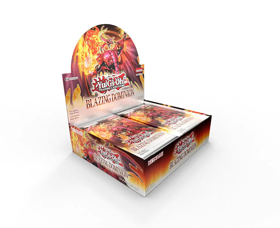 Blazing Dominion Display - Sprachauswahl - Yugioh - Vorbestellerrabatt