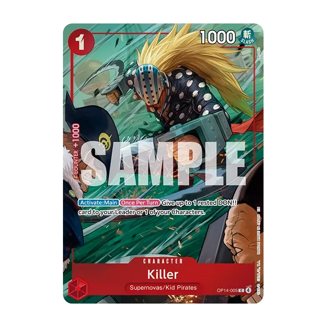 OP Cardgame IB08 Kid/ Killer One Piece EN