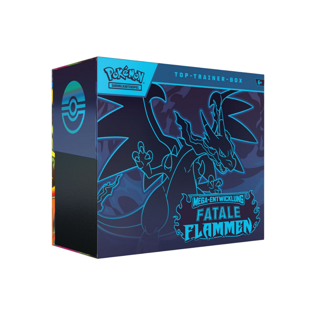 Fatale Flammen - Top Trainer Box - Deutsch Pokemon
