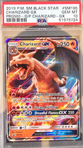 Glurak Black Star Promo -  SM195 Pokemon Slab- PSA10 EN