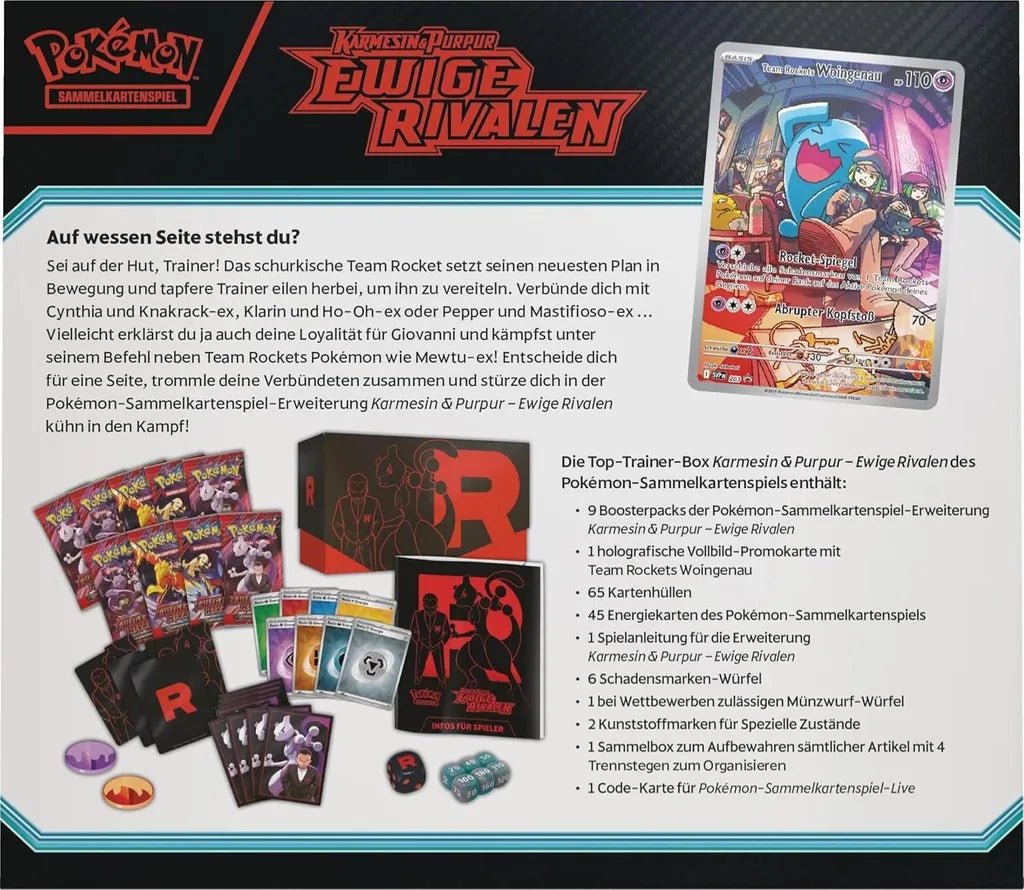 Ewige Rivalen - Top Trainer Box - Deutsch Pokemon