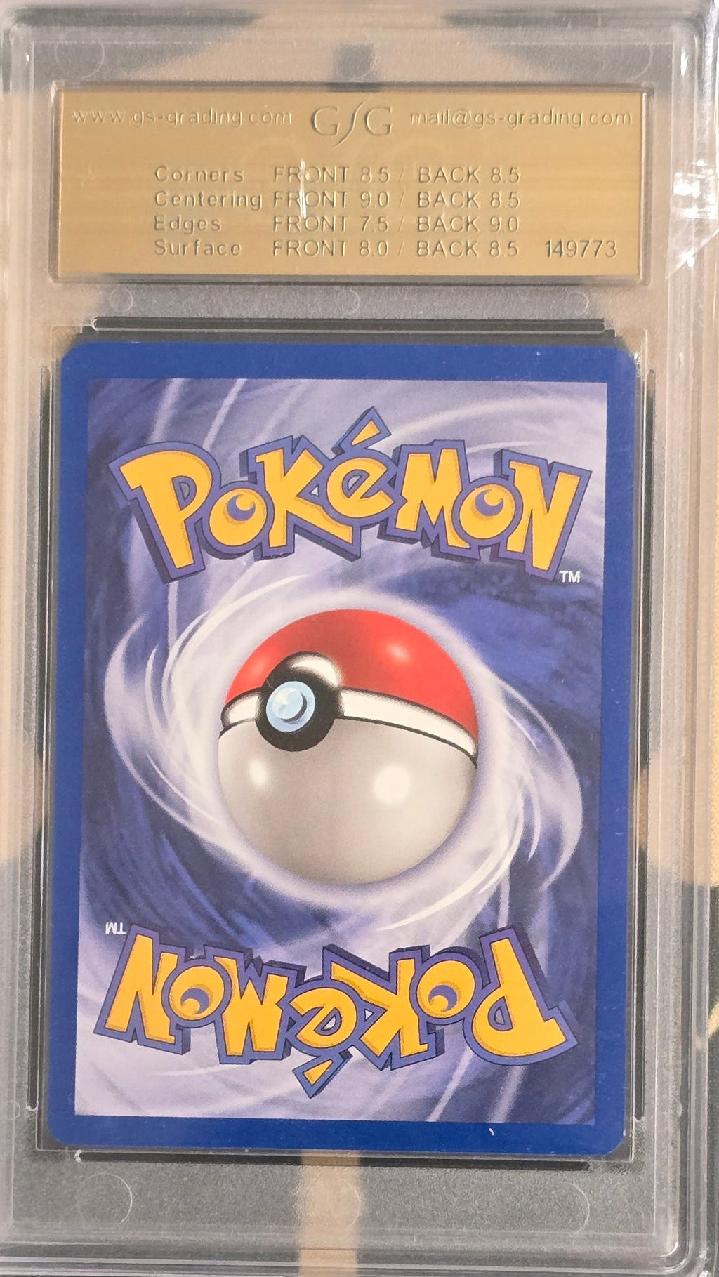 Machomei Baseset 1. Edition - BS8 Pokemon Slab - GSG 8