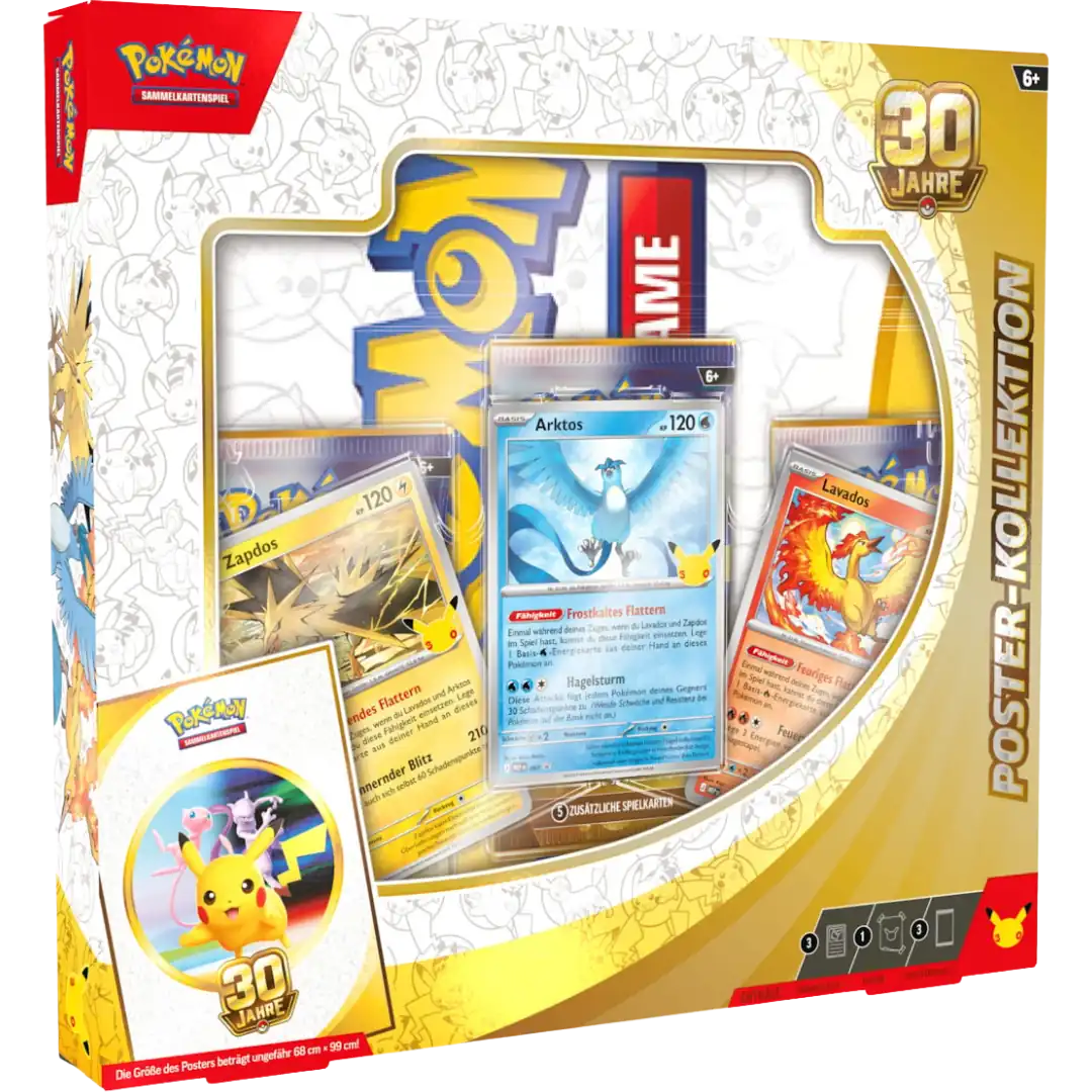 Poster Kollektion - Pokemon 30 Jahre - Deutsch