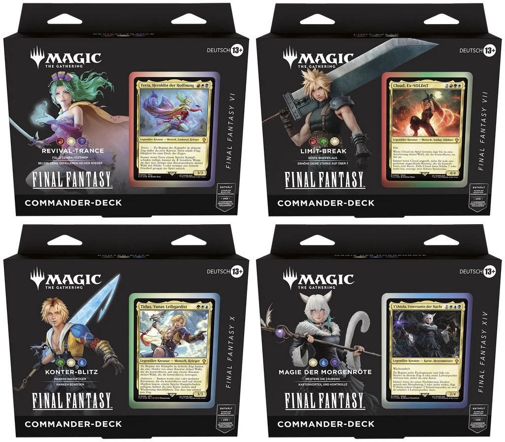Final Fantasy - Commander Deck Magic DE - Deckauswahl