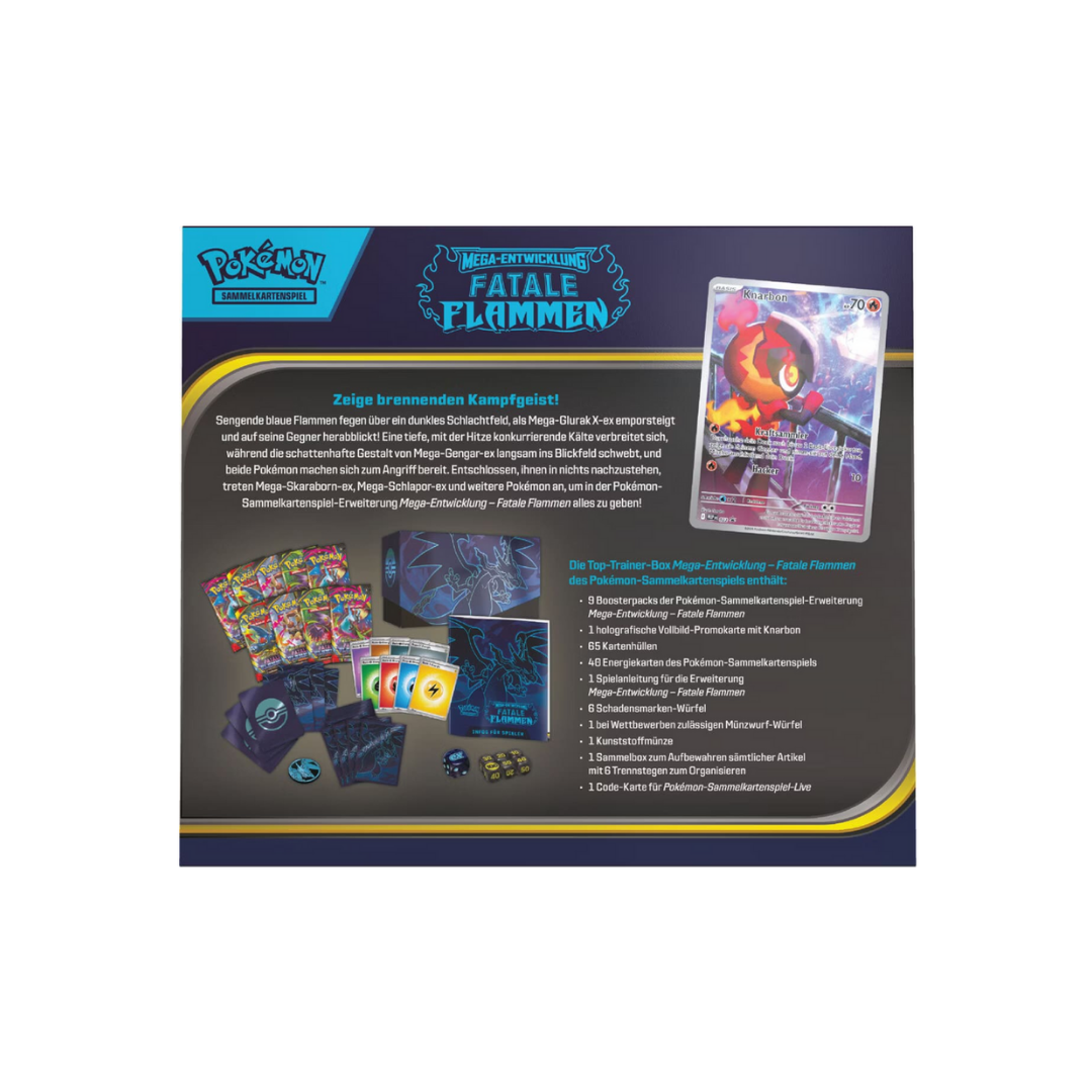 Fatale Flammen - Top Trainer Box - Deutsch Pokemon