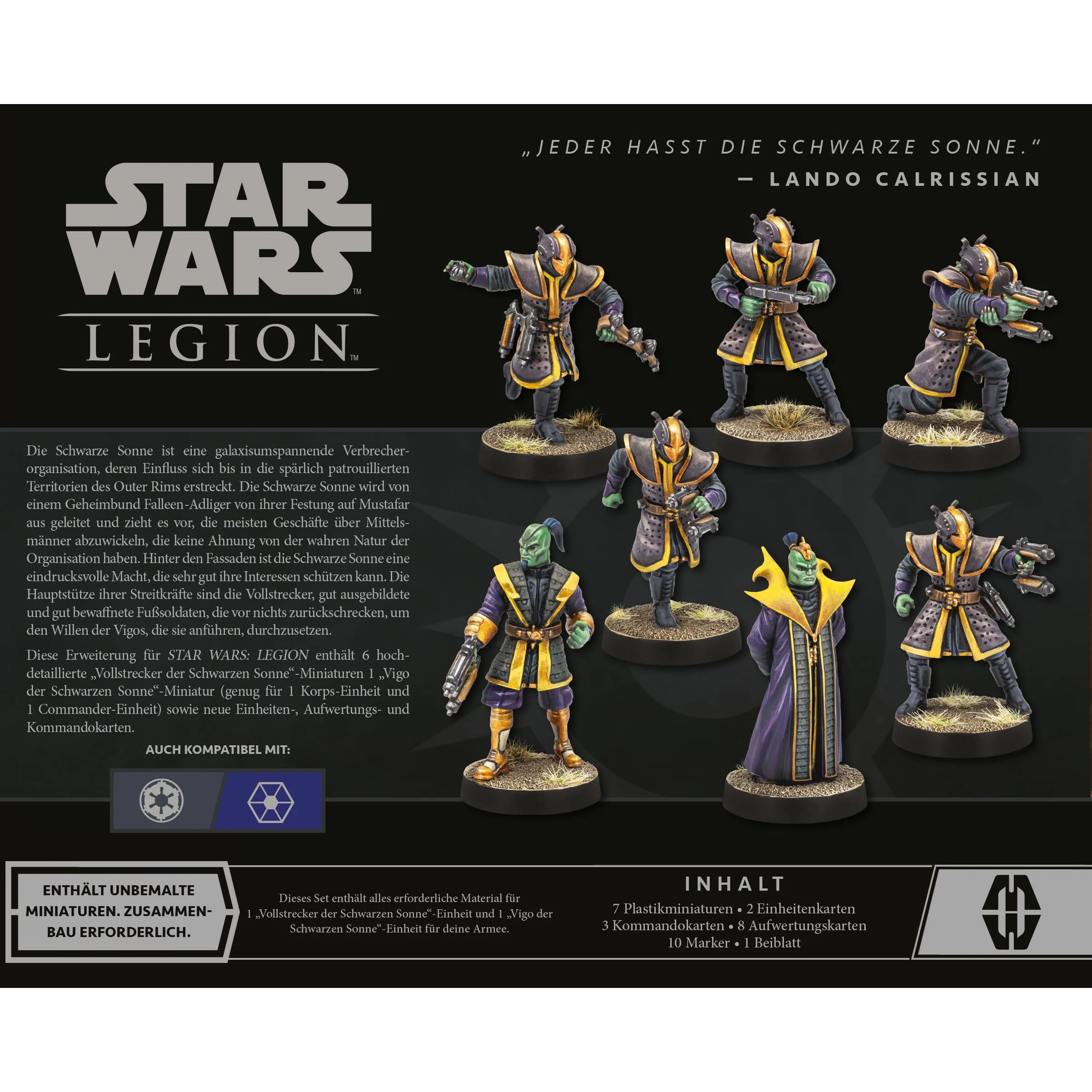 Vollstrecker der schwarzen Sonne Star Wars Legion / SWL